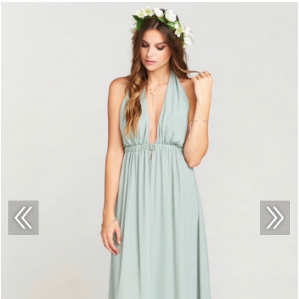 Luna Halter in Sage Crisp